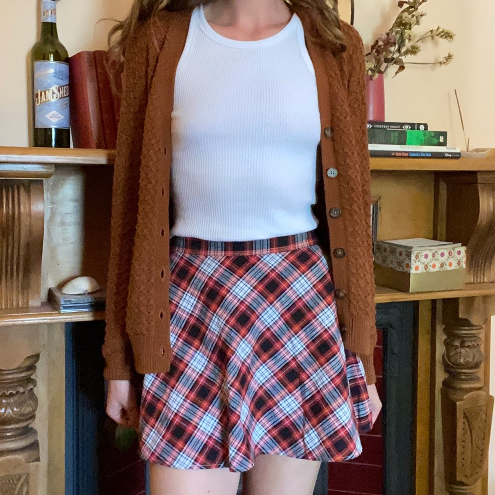 Plaid Mini Skirt - Picture 2 of 4